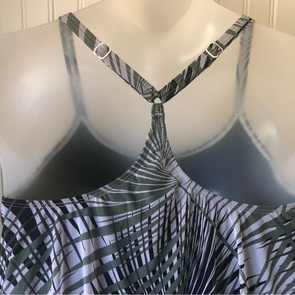 COCO REEF Retail $156 Mesh Print Underwire Tankini 2 Piece Top 34D Bottom Medium - Picture 5 of 8